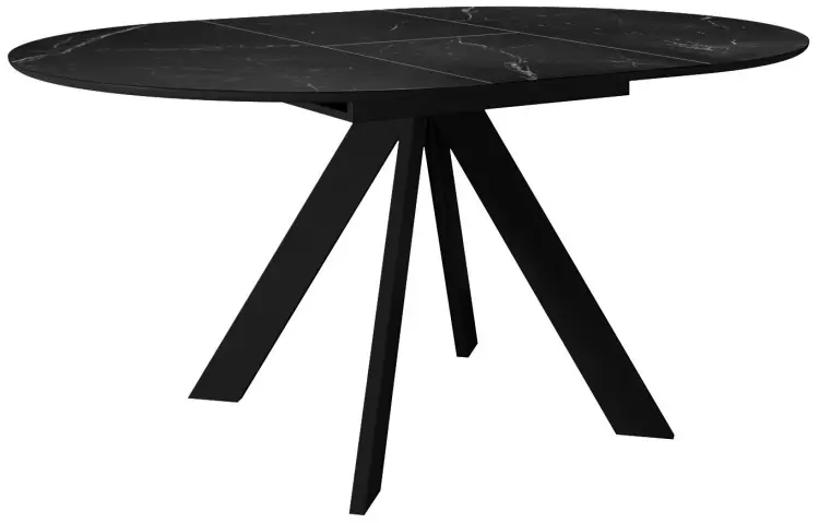 Обеденный стол ДИК DikLine SKC90, 90х90x76 см, керамогранит, черный купить,NaN