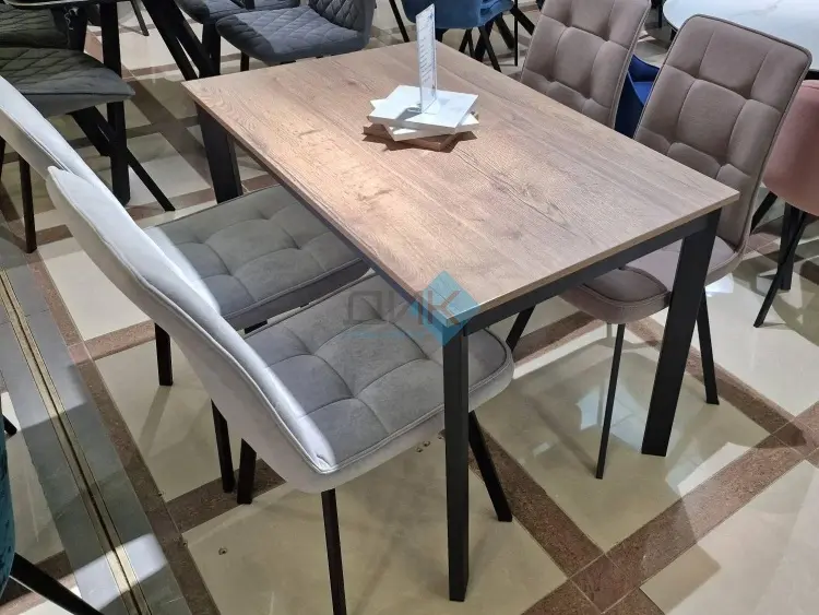 Обеденный стол ДИК DikLine L110, 110х68x75 см, ЛДСП, коричневый купить,NaN