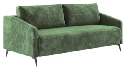 Диван Римини, 225х107 см, обивка ткань, зеленый купить,NaN