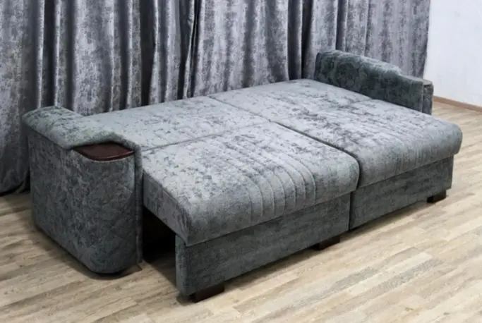 Диван Николь, 250х110 см, обивка ткань, серый - ForteMarket Диван Николь, 250х110 см, обивка ткань, серый купить,NaN