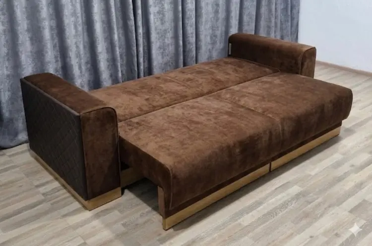Диван Кубо, 260х120 см, обивка ткань, коричневый купить,NaN