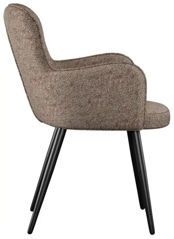 Стул DikLine , 88x57x63 см, черный, коричневый 1 шт. купить,135100