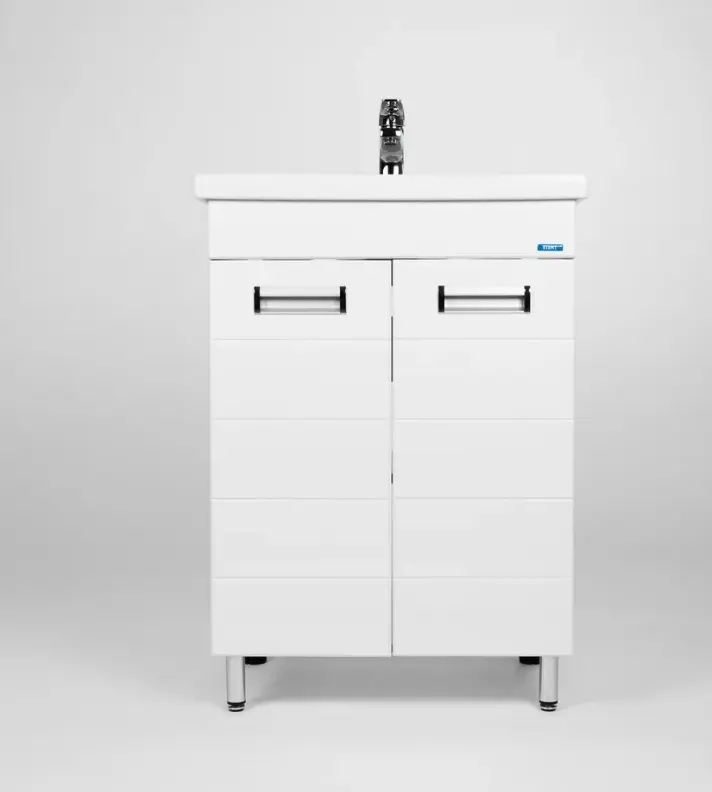 Тумба с раковиной KABINKA.KZ Como 60, 60x82x43 см, белый купить,NaN