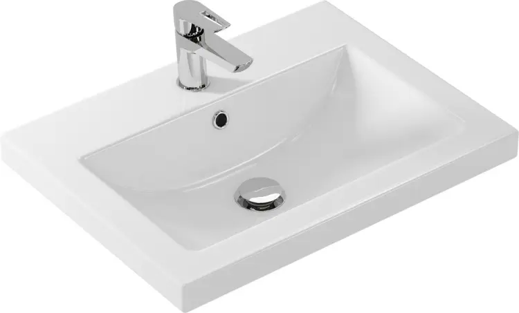 Тумба с раковиной KABINKA.KZ Como 60, 60x82x43 см, белый купить,NaN