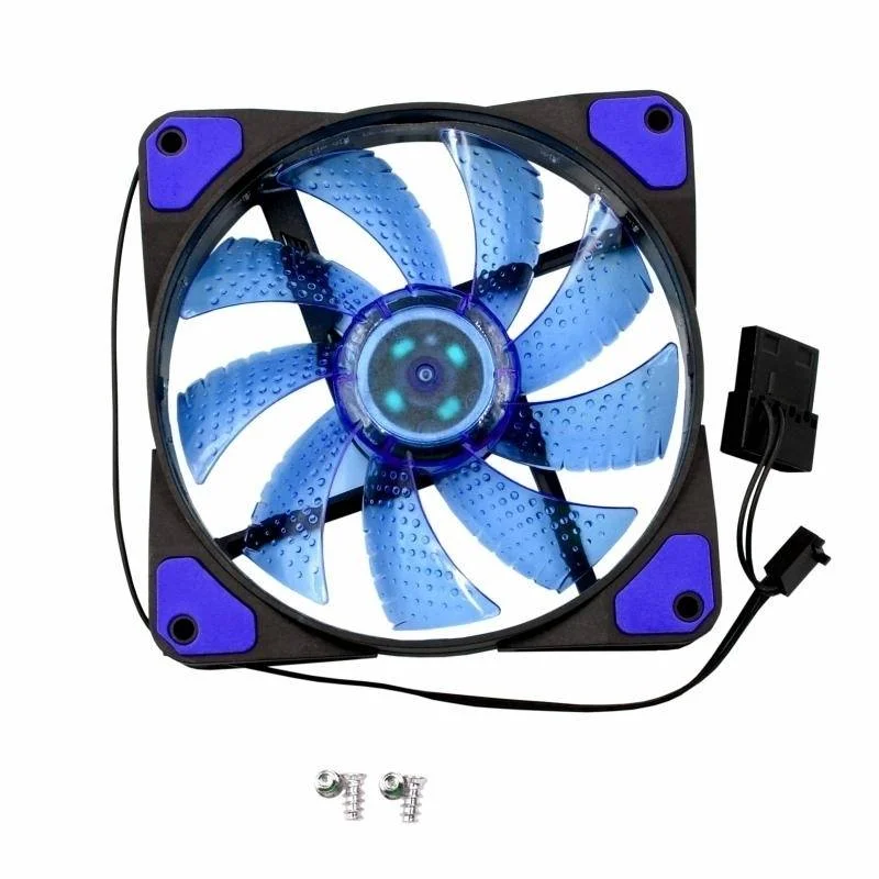 Кулер XYCP-12025 12x12 15 Led Blue