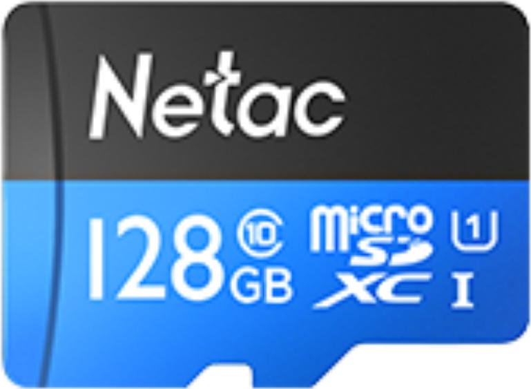 Карта памяти Netac MicroSD P500STN Class 10 U1 128Gb