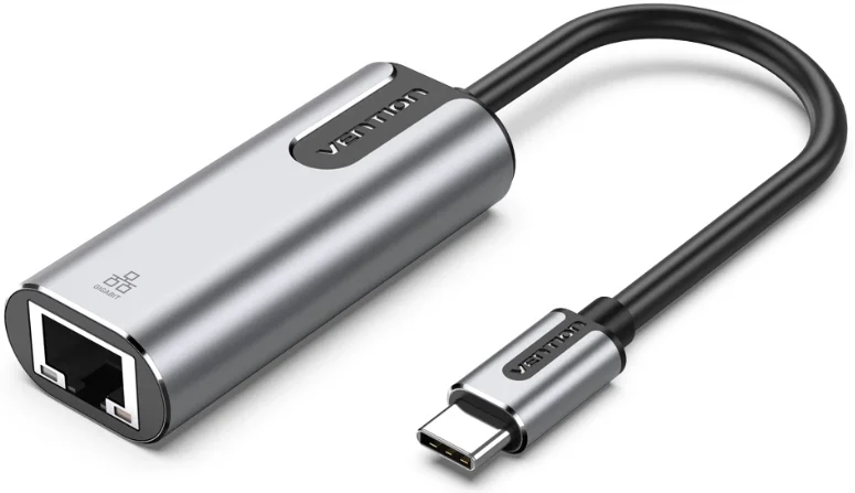 USB Сетевая карта USB-C - LAN, Vention CFNHB Gigabit Silver