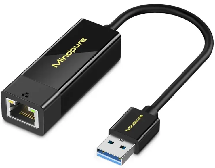 USB Сетевая карта USB-LAN, Mindpure LX10388 Black