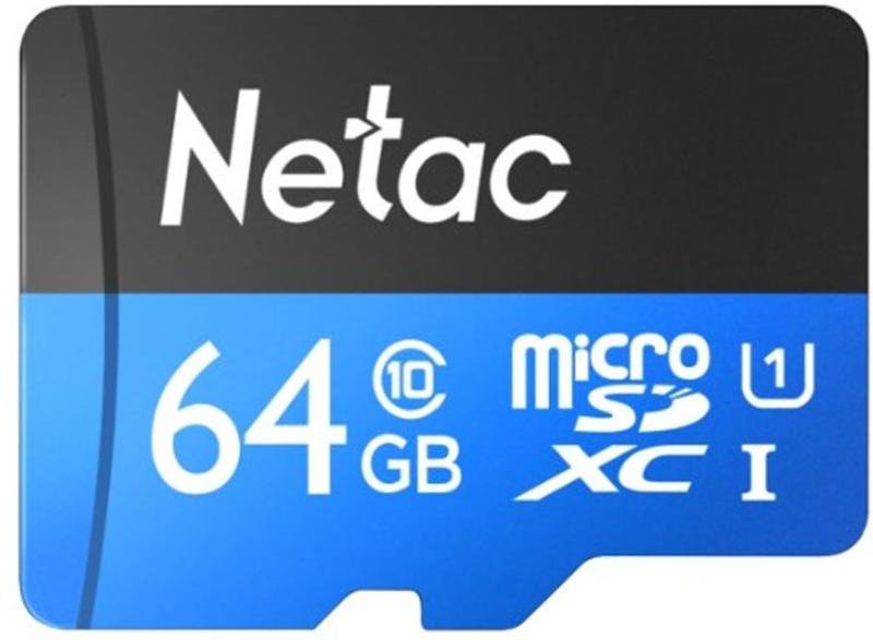 Карта памяти Netac P500STN Class 10 U1 64Gb