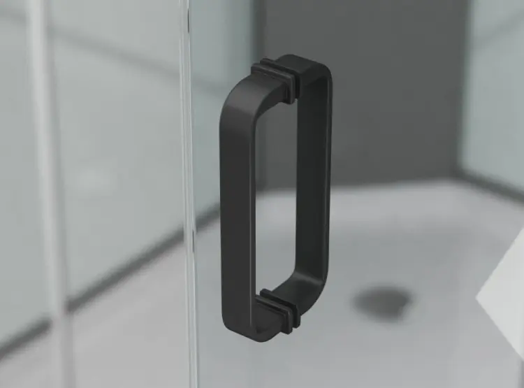 Душевое ограждение Ambassador двухстенное Queen 11011204Black, 1000х2000 мм