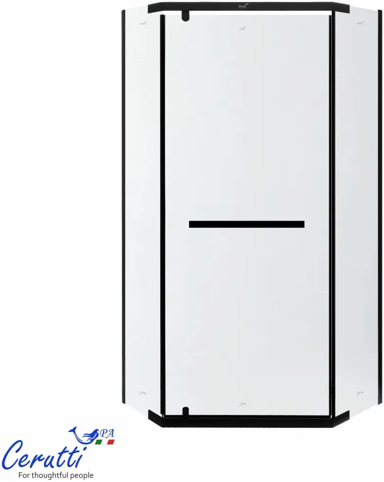 Душевое ограждение KABINKA.KZ двухстенное CHIKA ZP101BF, 1000х1950 мм