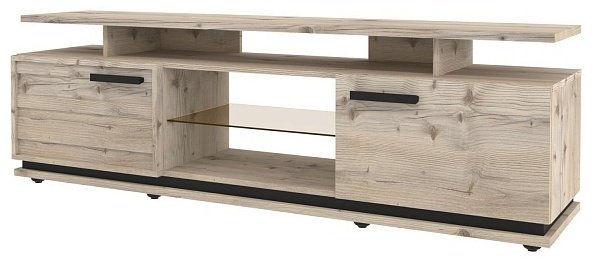 ТВ-тумба напольная Глазов Nature 3 Н00099051, 168x53x40 см, серый
