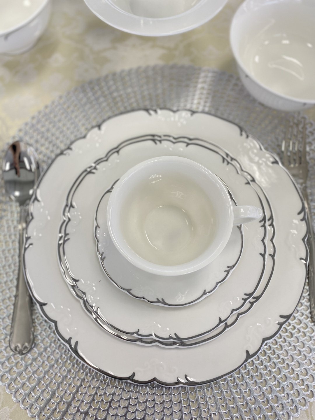 Сервиз на 12 персон Karina Home Collection , предметов: 95, чайно-столовый, фарфор купить,0