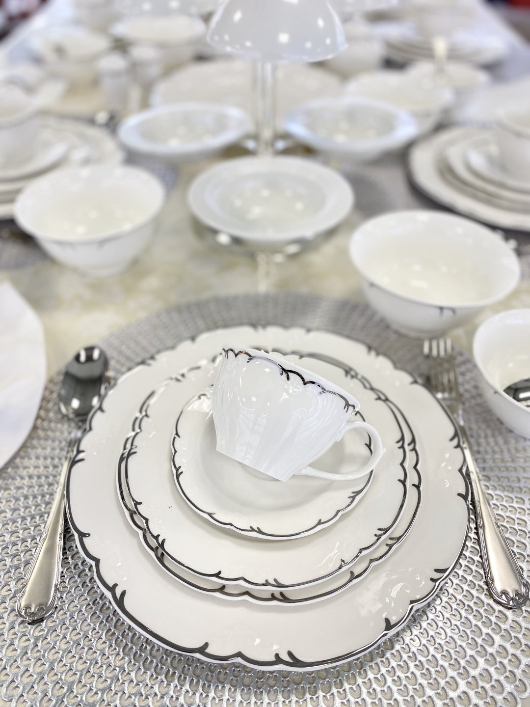 Сервиз на 12 персон Karina Home Collection , предметов: 95, чайно-столовый, фарфор купить,0