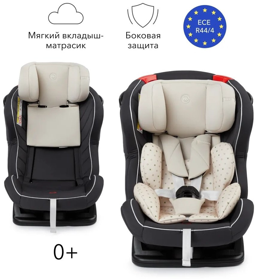 Happy baby Passenger V2 0/1/2 (до 25 кг) серый купить,NaN