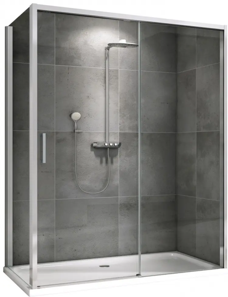 Душевое ограждение Abber двухстенное AG93140-S92, 1400х900х2000 мм купить,NaN