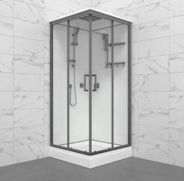 Душевая кабина Triton Рич-Графит, 219.5х90 см, низкий поддон купить,NaN