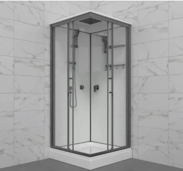 Душевая кабина Triton Рич-Графит, 219.5х90 см, низкий поддон купить,NaN