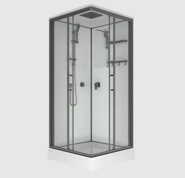 Душевая кабина Triton Рич-Графит, 219.5х90 см, низкий поддон купить,NaN