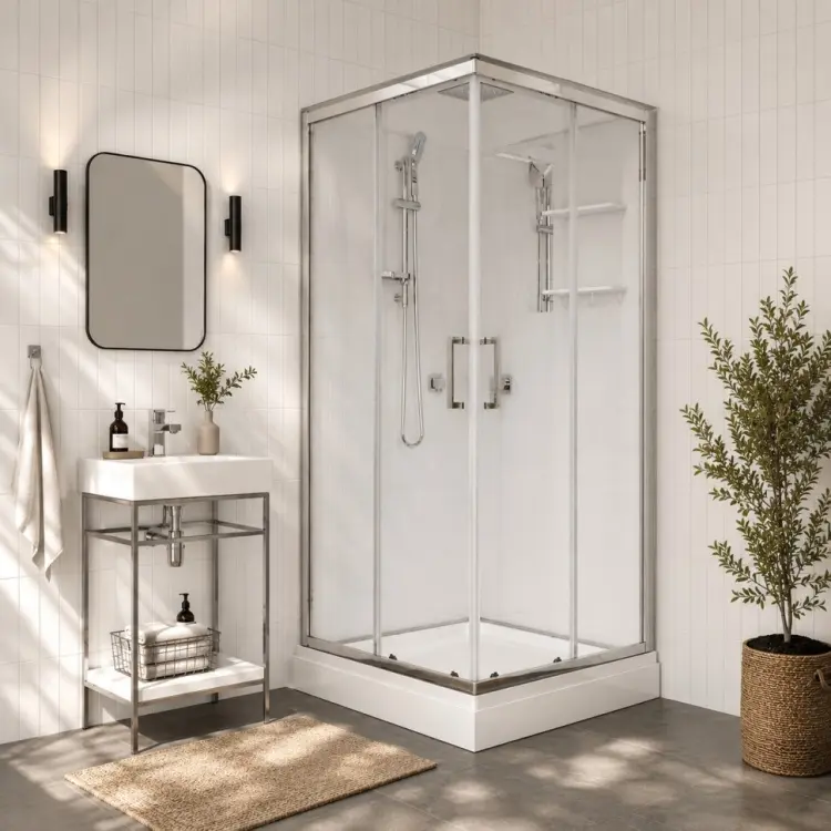 Душевая кабина Triton Рич-Хром М4, 219.5х90 см, низкий поддон купить,NaN
