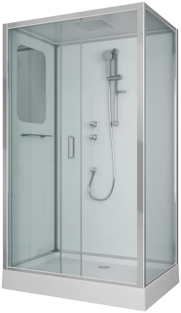 Душевая кабина KABINKA.KZ 6012-01QR, 210х120 см, низкий поддон