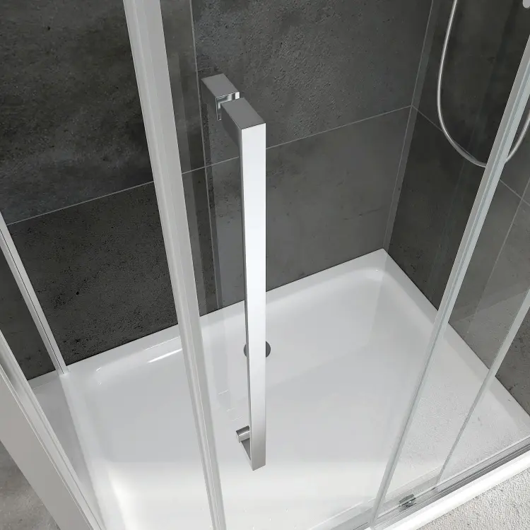 Душевое ограждение KABINKA.KZ трехстенное Schwarzer Diamant AG30150H-S90-S90, 900х1950 мм купить,NaN