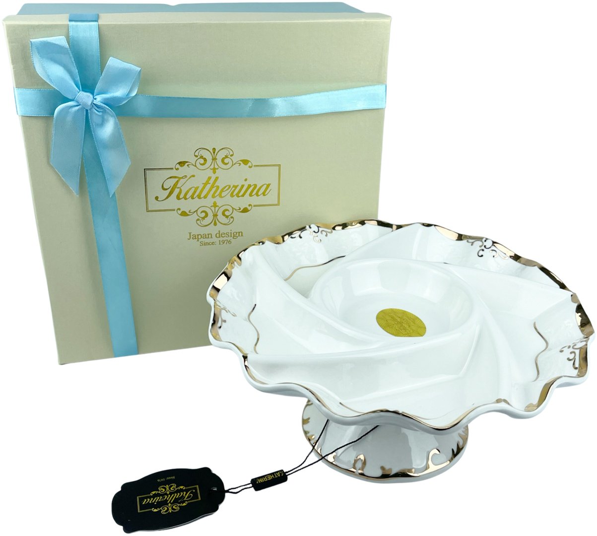 Katherina менажница YM-517 1 шт, фарфор - ForteMarket Katherina менажница YM-517 1 шт, фарфор купить,0