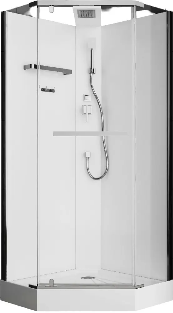 Душевая кабина KABINKA.KZ H901, 215х90 см, низкий поддон