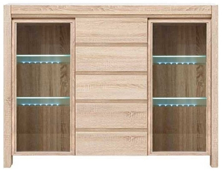 Шкаф-стеллаж Гербор Каспиан 014 КОМ 2W5S коричневый купить,NaN