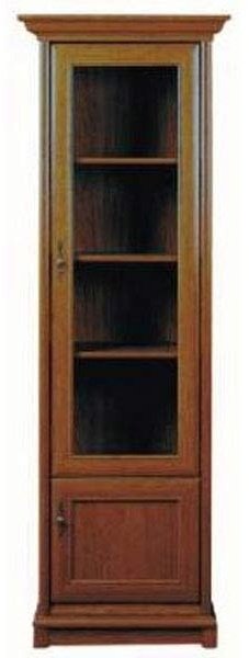 Шкаф-витрина Гербор Соната 1dp 70.5x43x204см коричневый купить,NaN
