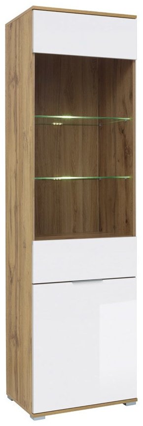 Гербор Злата REG1W1D, ЛДСП, стекло, 56x41x195см купить,NaN