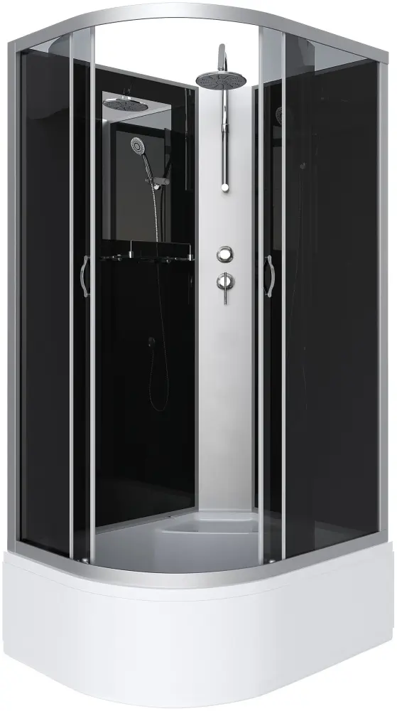 Душевая кабина Niagara NG-2510-14RBKT, 210х120 см, высокий поддон