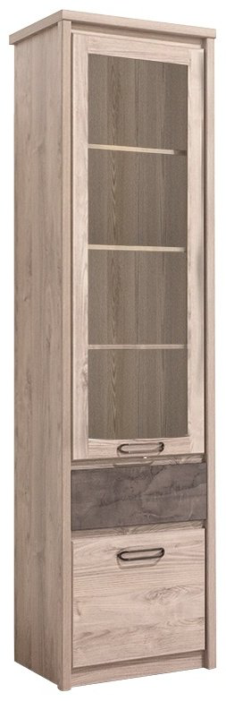 Витрина Анрэкс 1V1D1S Оникс коричневый купить,NaN