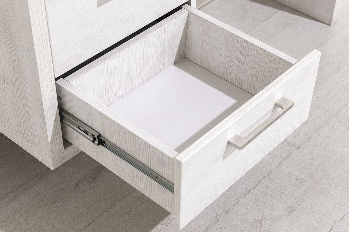 Туалетный столик MySTAR Вирджиния 1817 35x108x75 см, ЛДСП, белый, серый купить,NaN