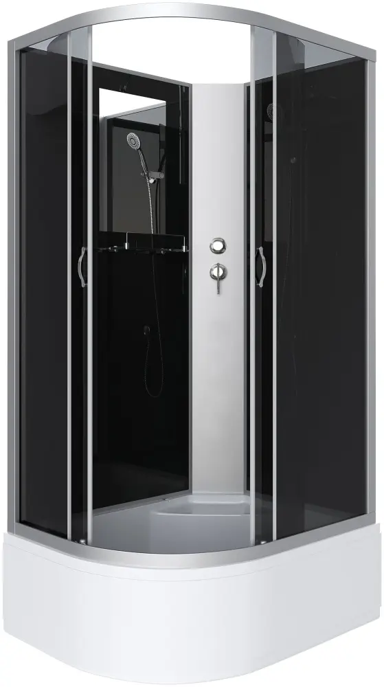 Душевая кабина Niagara NG-2510-14RBK, 200х120 см, высокий поддон