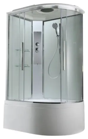 Душевая кабина KABINKA.KZ EM5811LT, 220х80 см, высокий поддон