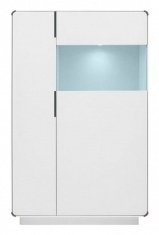 Шкаф-стеллаж Гербор Алиса REG1D1W белый купить,NaN