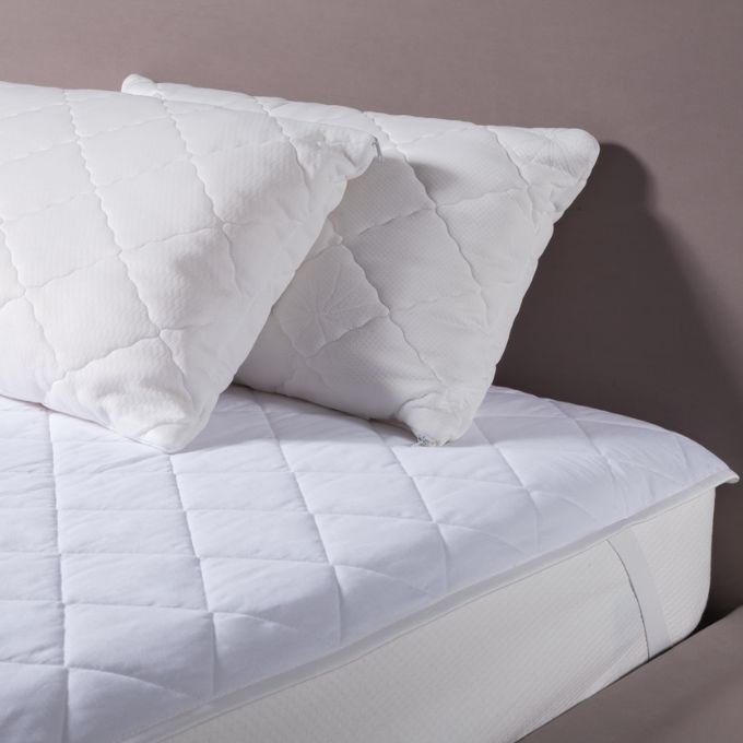 Vegas наматрасник на резинке Cotton S4 белый 160x200, хлопок - ForteMarket Vegas наматрасник на резинке Cotton S4 белый 160x200, хлопок купить,0