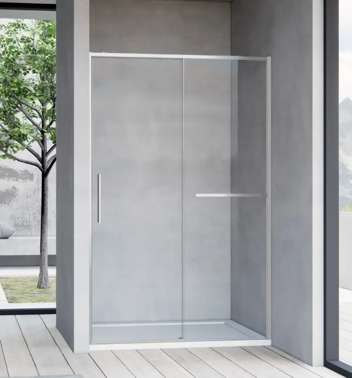 Душевое ограждение KABINKA.KZ одностенное VDS-1SS120CLBN, 1200х2000 мм