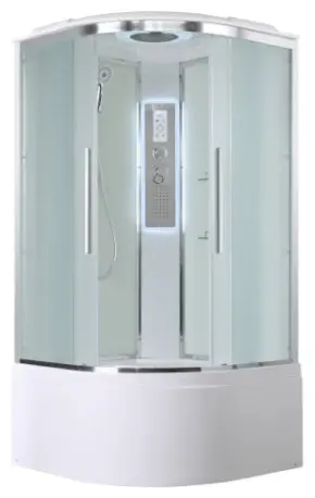 Душевая кабина KABINKA.KZ EM5090LED, 220х90 см, высокий поддон купить,NaN