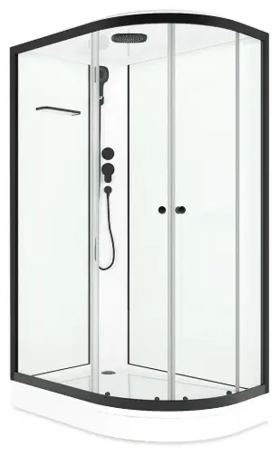 Душевая кабина KABINKA.KZ Delight Slim, 218х80 см, низкий поддон купить,NaN