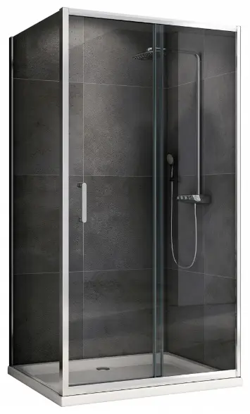 Душевое ограждение Abber двухстенное AG301105-S505, 500х1900 мм купить,NaN