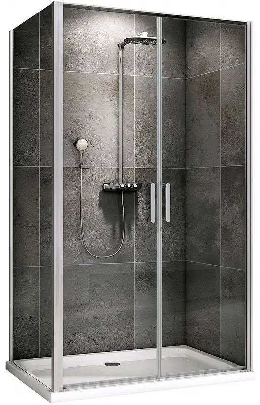 Душевое ограждение Abber двухстенное AG04100C-S70 , 700х1950 мм купить,NaN