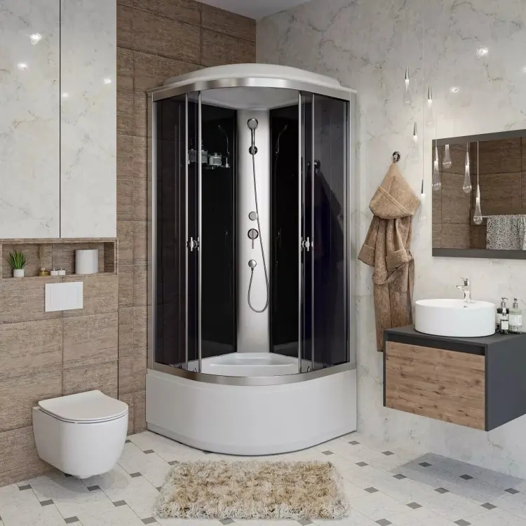 Душевая кабина Niagara Eco E80/40/TN, 215х80 см, высокий поддон