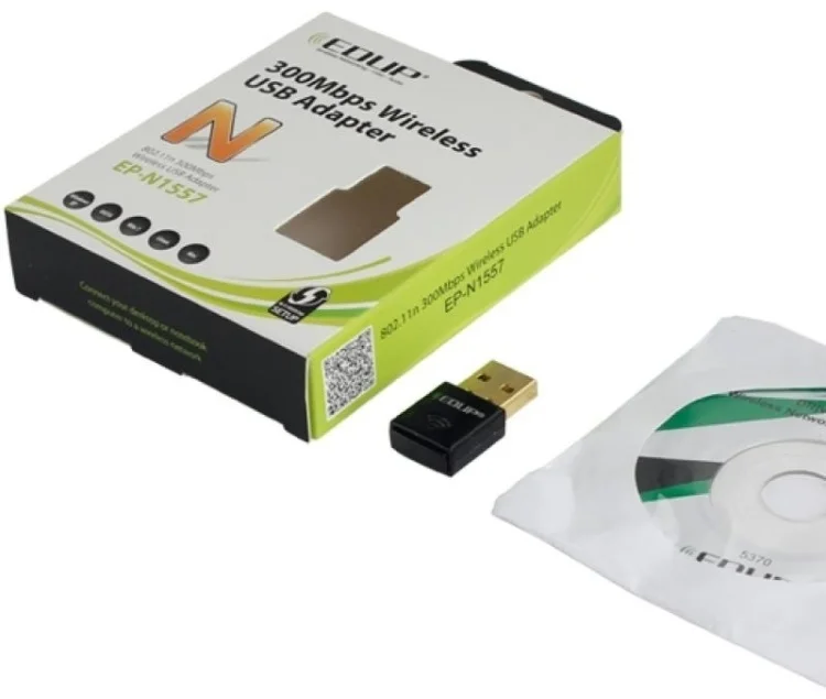 Беспроводной сетевой USB адаптер EDUP EP-N1557 Black