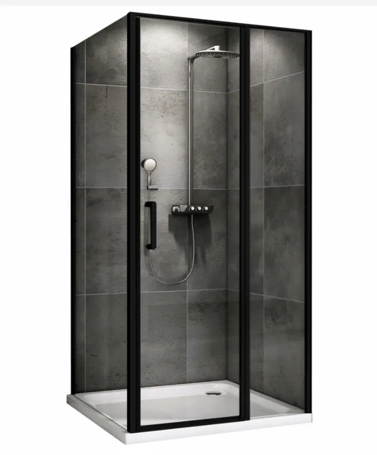 Душевое ограждение Abber двухстенное Sonnenstrand AG04100BS-S100B, 1000х1000х1950 мм купить,NaN