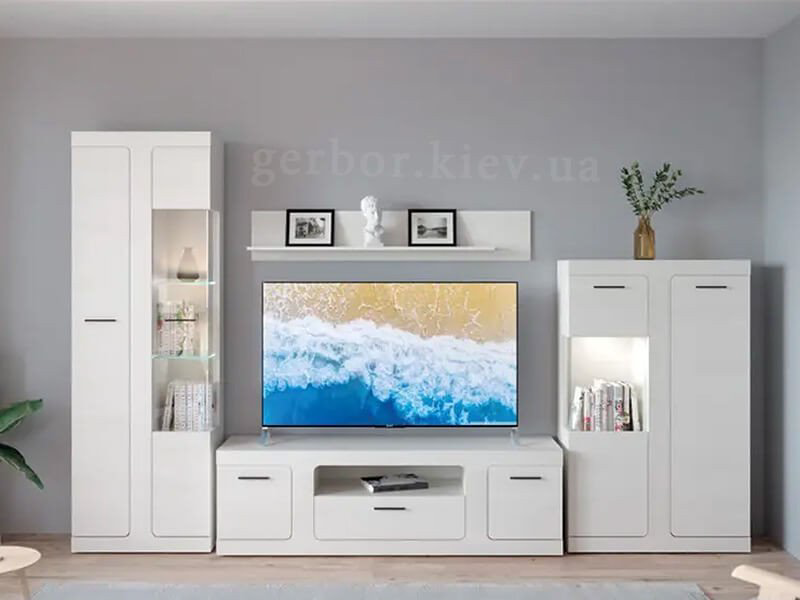 Полка Полка Гербор Тотен POL140 , ЛДСП, 140x20x25, белый купить,NaN