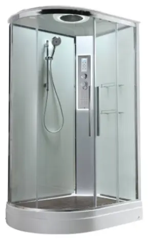 Душевая кабина KABINKA.KZ EM2811RLEDT, 220х80 см, низкий поддон купить,NaN