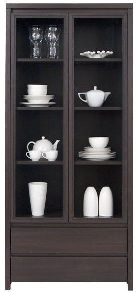 Шкаф-витрина Гербор напольный Каспиан 016 REG 2W2S 200.5х90х40.5 см купить,NaN