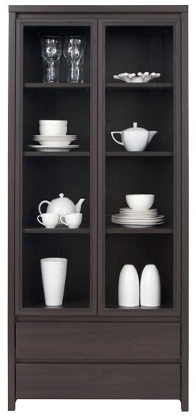 Шкаф-витрина Гербор напольный Каспиан 016 REG 2W2S 200.5х90х40.5 см купить,NaN